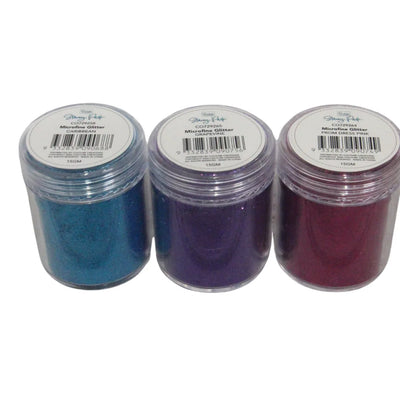 Ensemble de 3 paillettes microfines Stacey Park - Couleurs vives