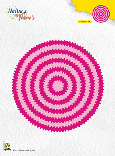 Bloc de matrices multiframes Vagues rondes
