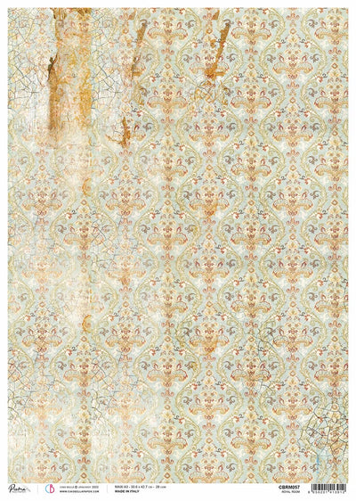 Papier de riz A3 Piuma Royal room - 3 feuilles