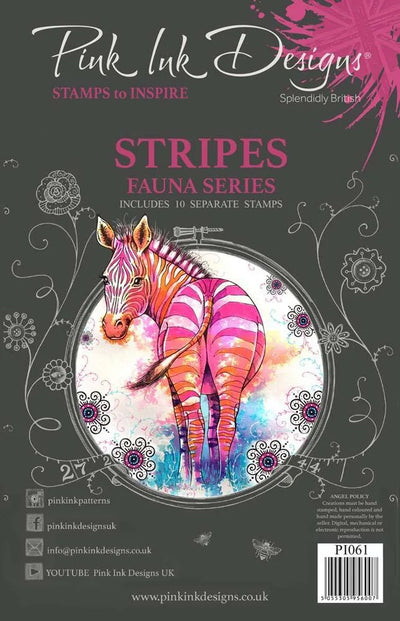 Pink Ink Designs Tampons Clairs Rayures A5