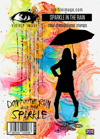 Visible Image Sparkle In The Rain - Ensemble de tampons A6