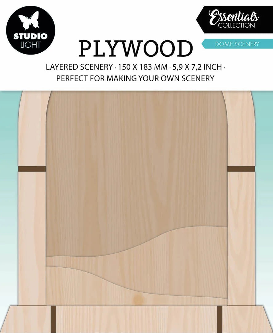 SL Plywood Dome Scenery Essentials 150x183x12mm 9 PC nr.02