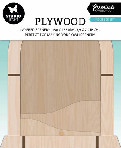 SL Plywood Dome Scenery Essentials 150x183x12mm 9 PC nr.02