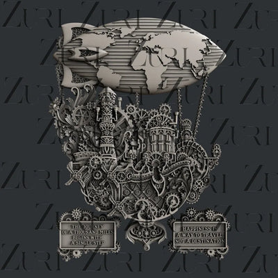 Zuri Designs Dirigeable Steampunk