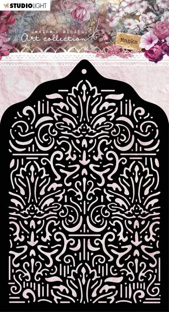 Mask Stencil (1) A6 Jenine's Mindful Art 3.0 nr.05