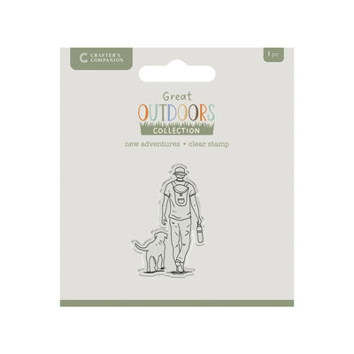 Crafters Companion The Great Outdoors Jeu de tampons clairs en acrylique - Nouvelles aventures
