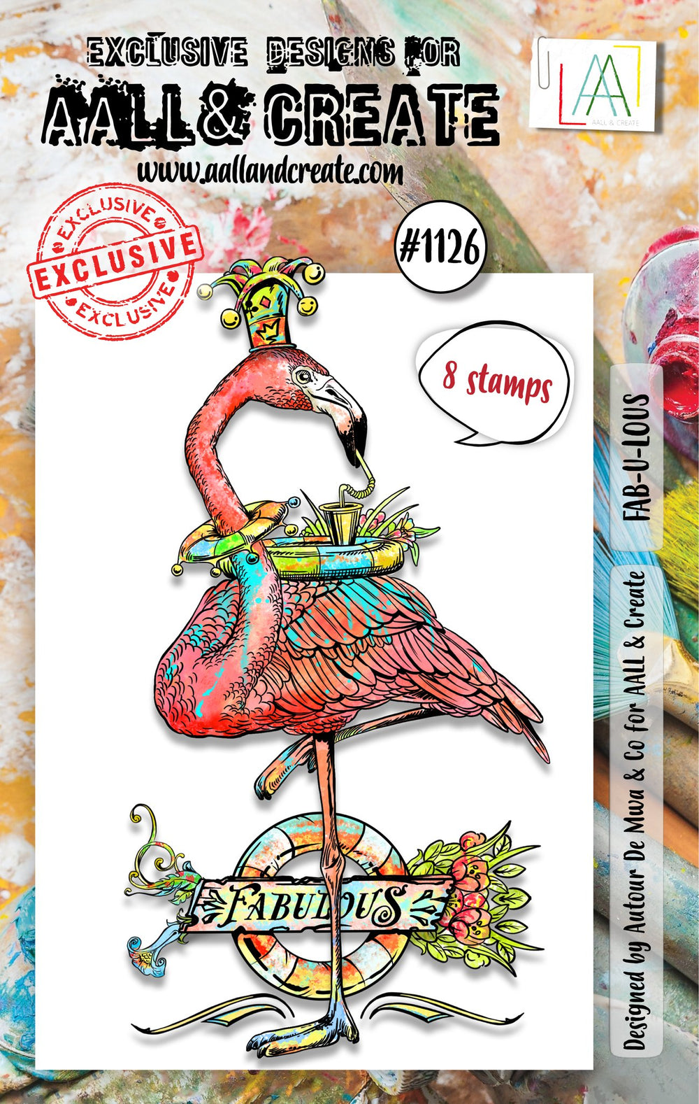 AALL and Create - A7 Stamp Set - FAB-U-LOUS — Ecstasy Crafts