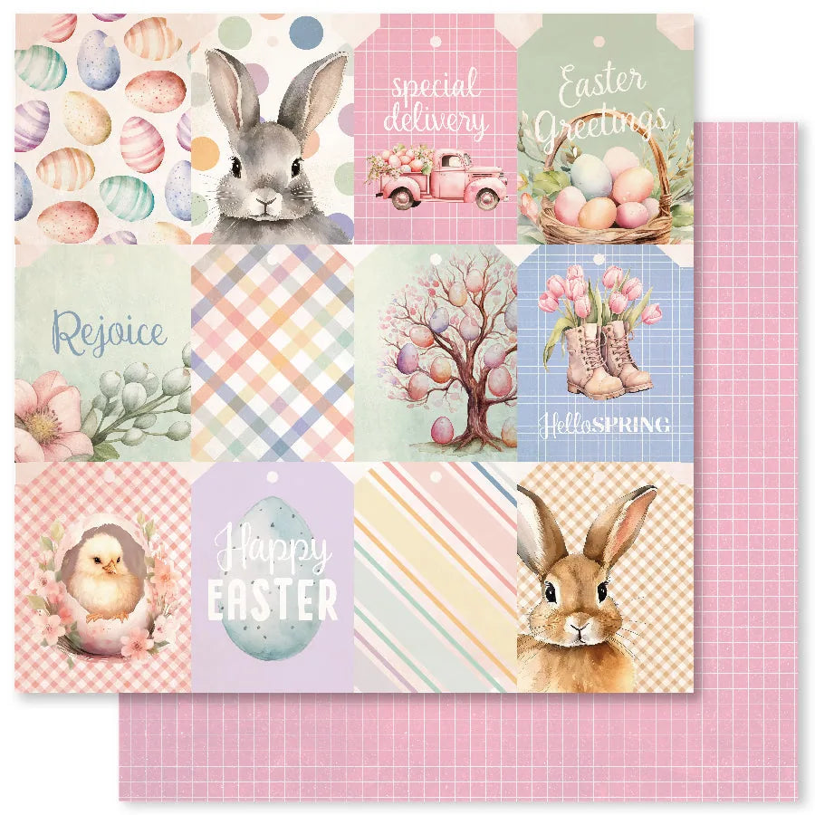 Souvenirs de Pâques Basics Papier 12 x 12 (Emballage en vrac de 12) 33993