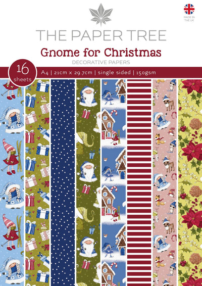 Papiers de fond Le Sapin Gnome pour Noël A4