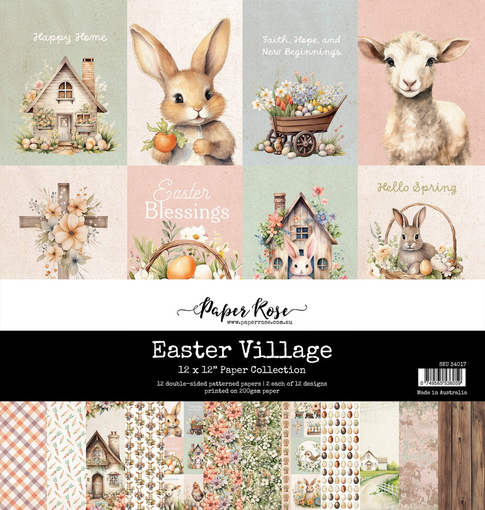 Easter Village 12 x 12 Paper Collection 34017 — Ecstasy Crafts