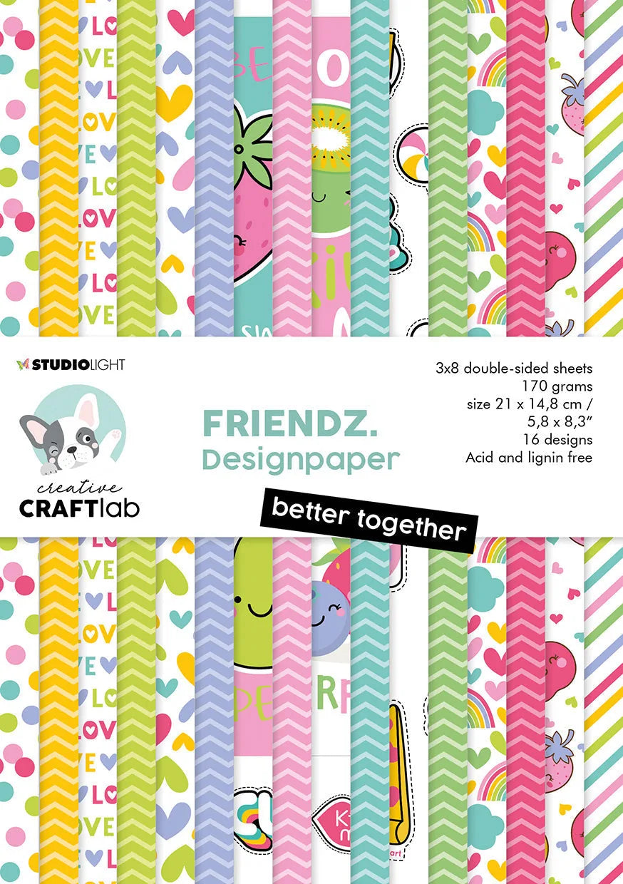 Bloc-notes CCL Better Together Friendz 210x148x9mm 24 FEUILLES no.78