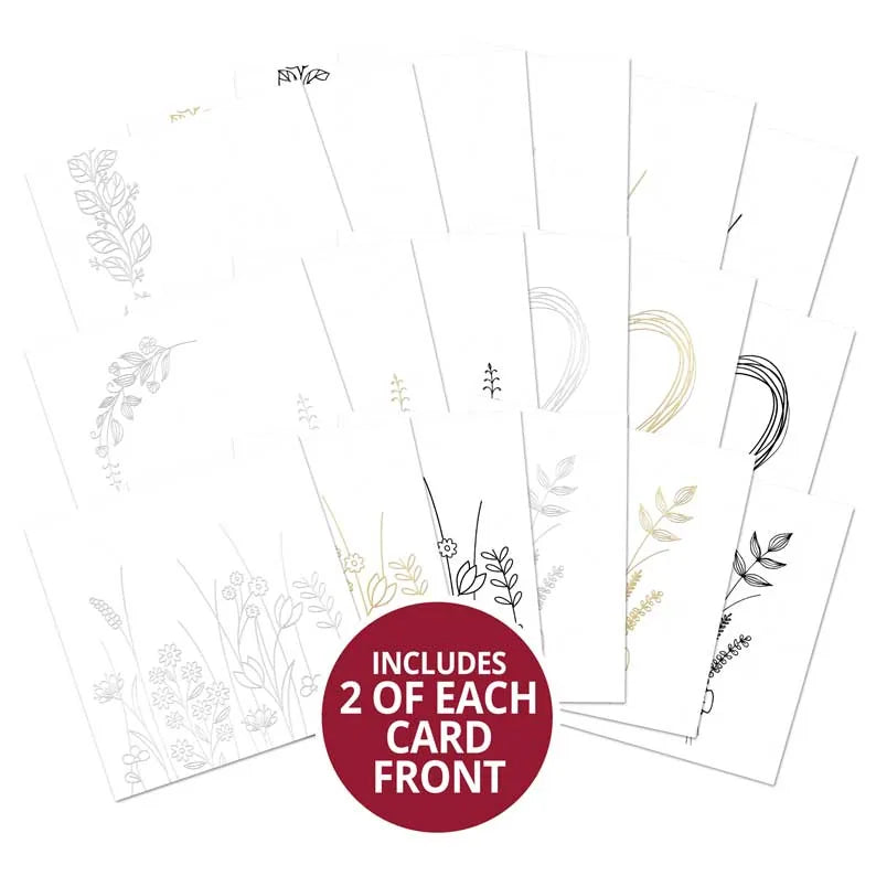 Ensemble de 6" x 6" pour façades de cartes "Build-a-Bouquet"