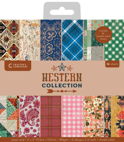 Western Collection 6”x6” Paper Pad 