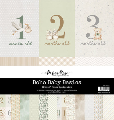 Collection de papier "Boho Baby Basics" 12x12 35101