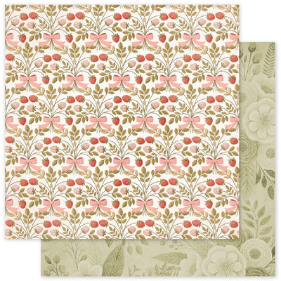Strawberry Friends Basics E 12 x 12 Paper (12 pc Bulk Pack) 34899
