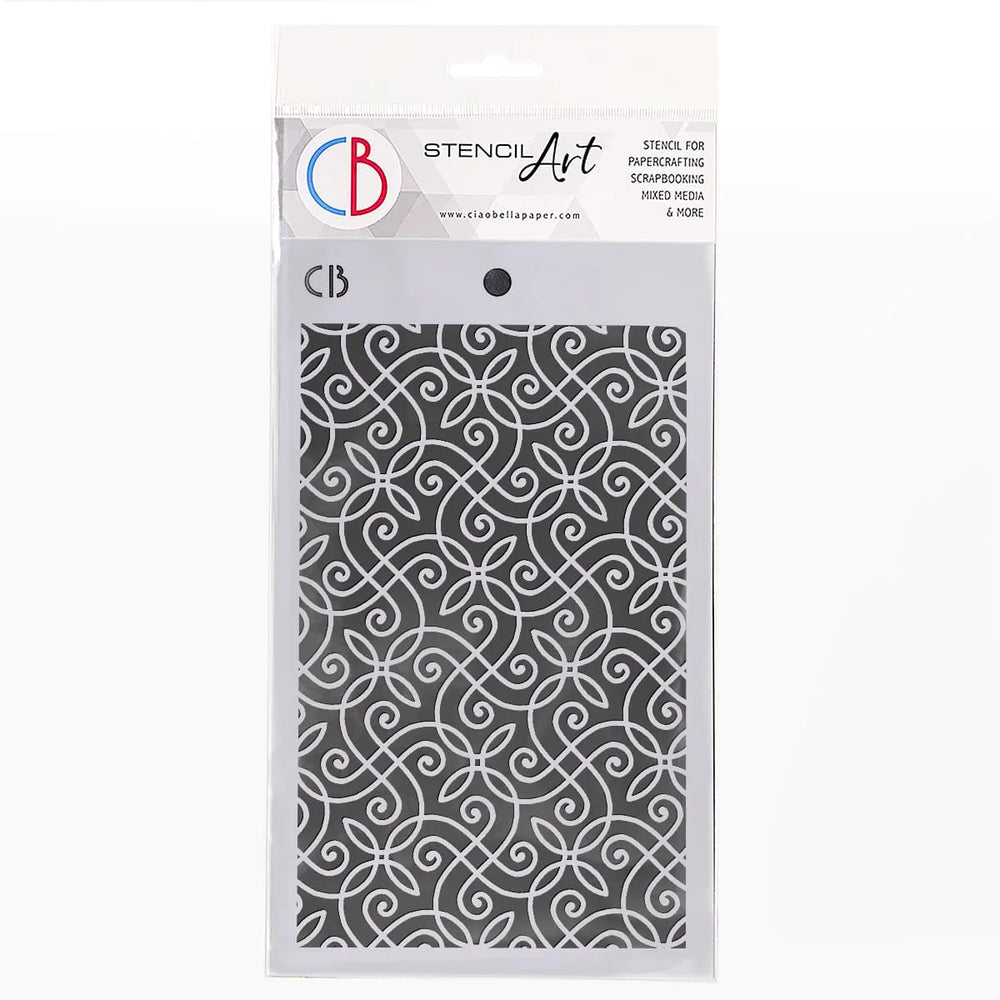 Ciao Bella Texture Stencil 5x8 Harmony