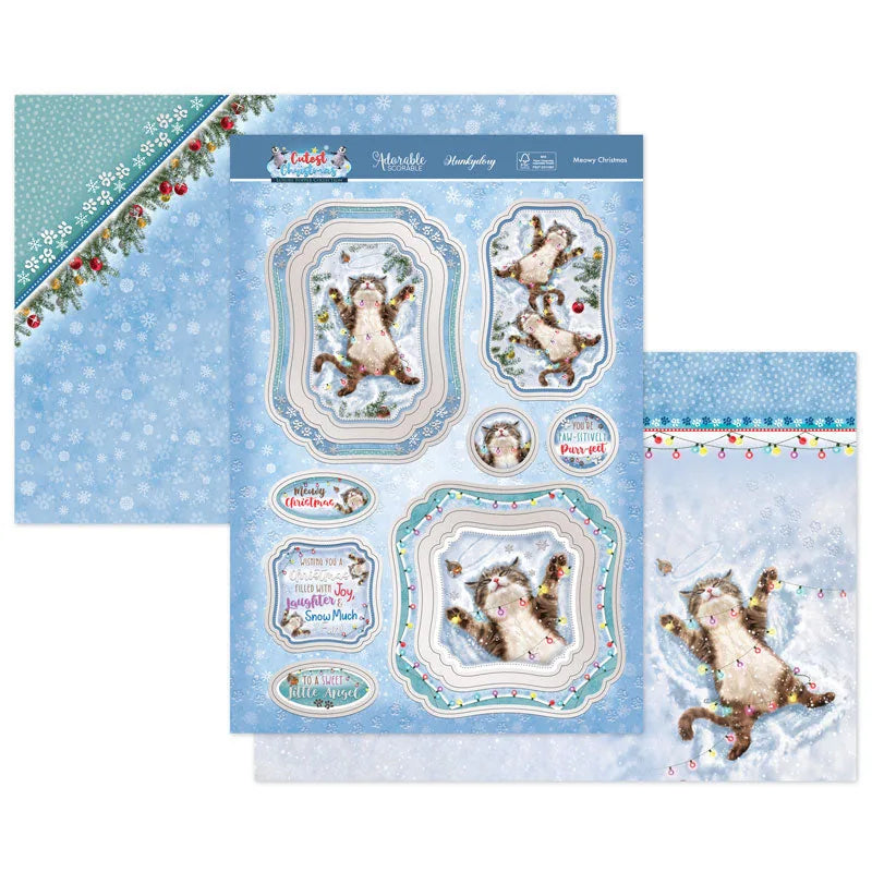 Meowy Christmas Luxury Topper Set