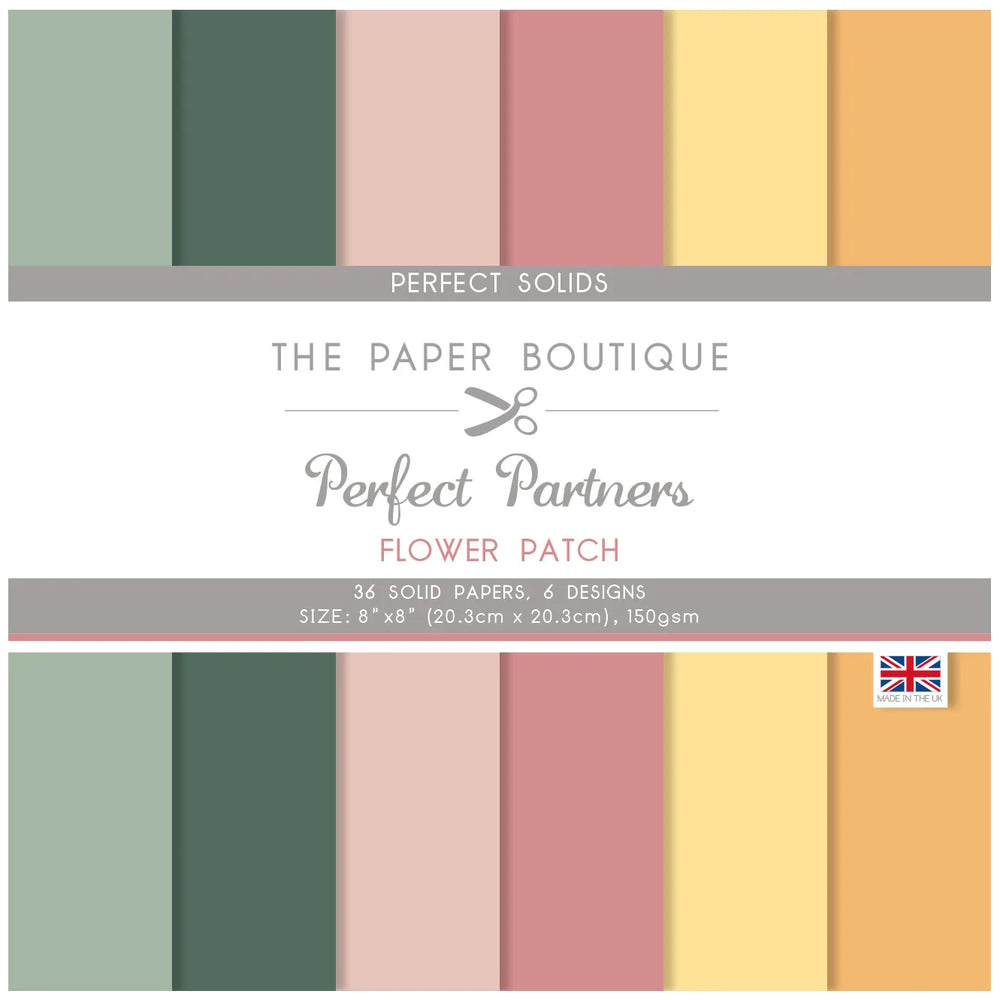 The Paper Boutique Perfect Partners Flower Patch 8 po x 8 po Couleurs