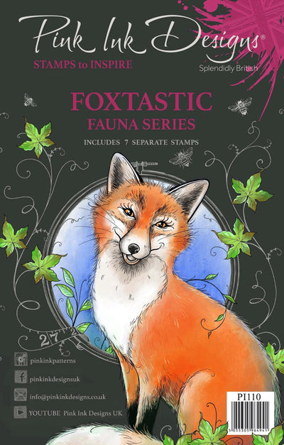 Pink Ink Designs Foxtastic Tampon transparent A5
