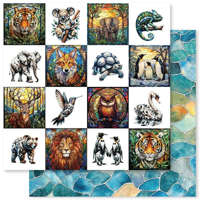 Animal Kingdom A 12x12 Paper (12pc Bulk Pack) 32082