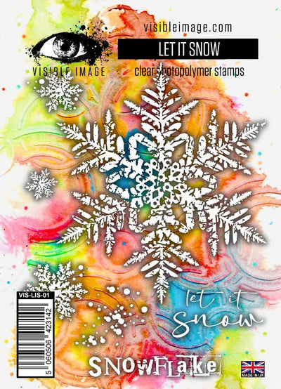 Visible Image Let It Snow - Ensemble de tampons A6
