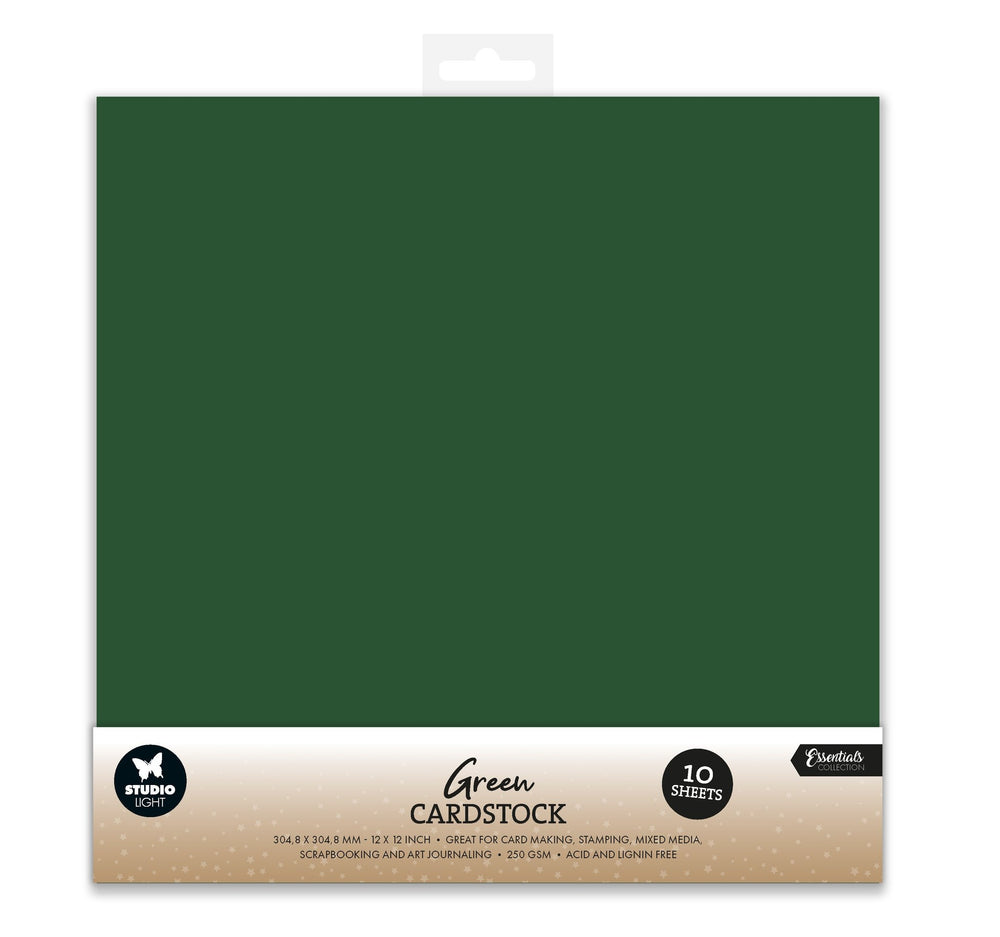 SL Paper Set Christmas Green Consumables 10 Sheets — Ecstasy Crafts