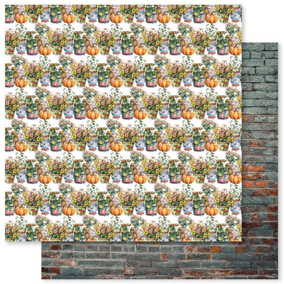 Papier Douillet Automne E 12x12 (Paquet en Gros de 12) 32694