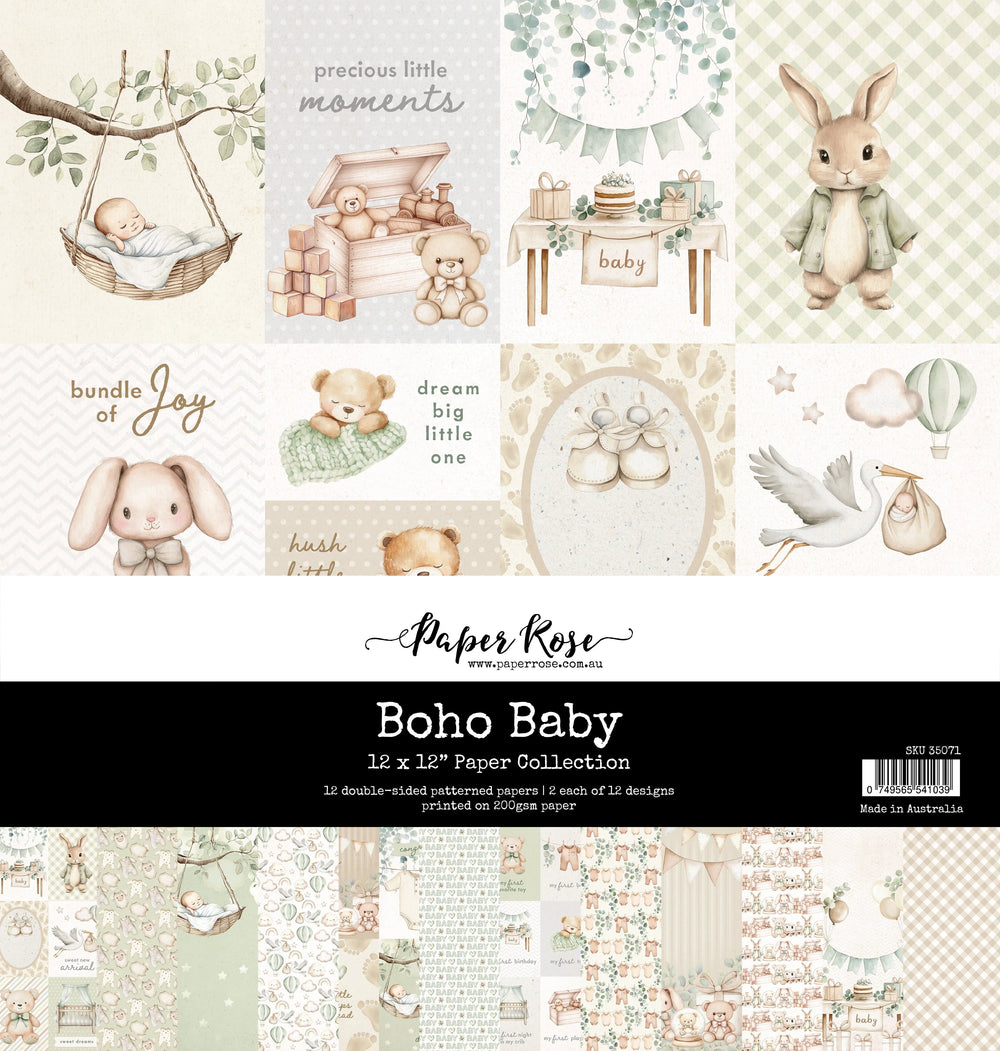 Collection de papier Boho Baby 12x12 35071