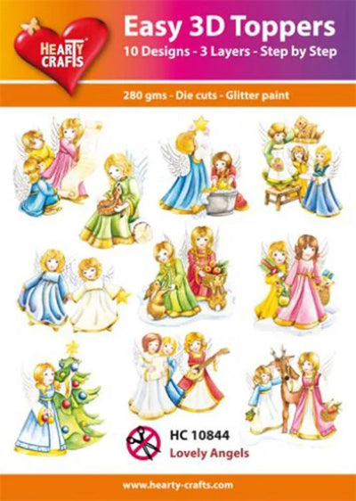 Hearty Crafts Superbes anges 3D faciles à assembler