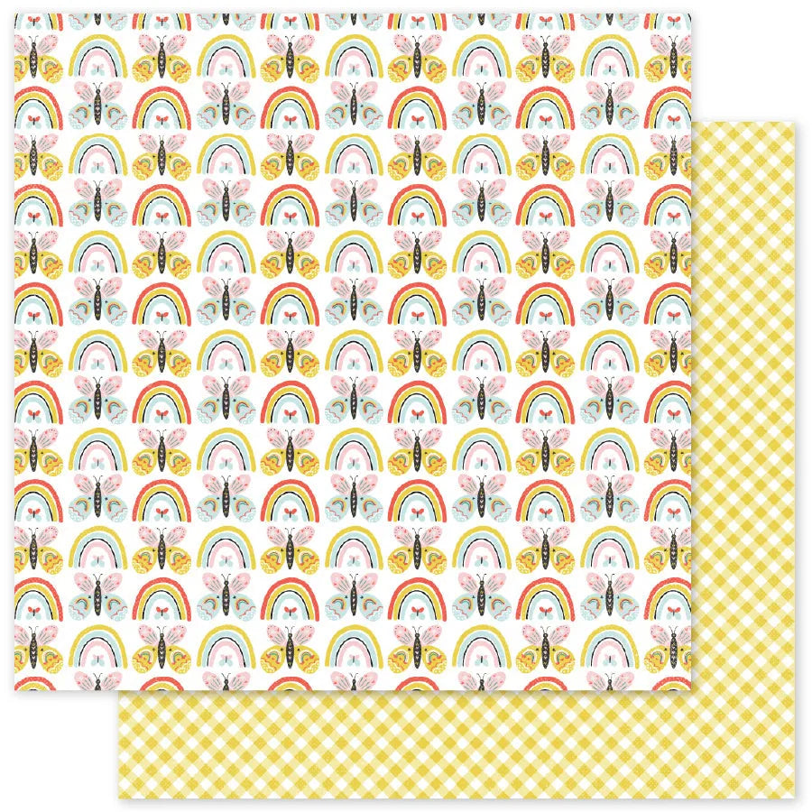 Moments Heureux F Papier 12 x 12 (Paquet en vrac de 12) 34959
