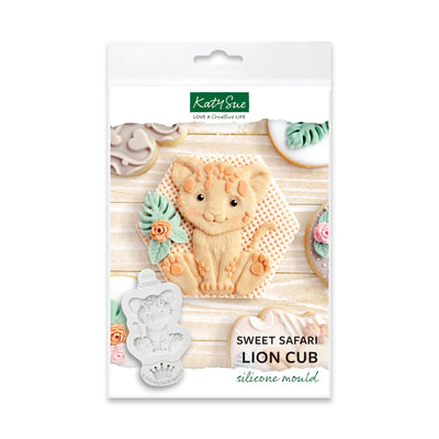 Moule en silicone Bébé Lion Douce Safari