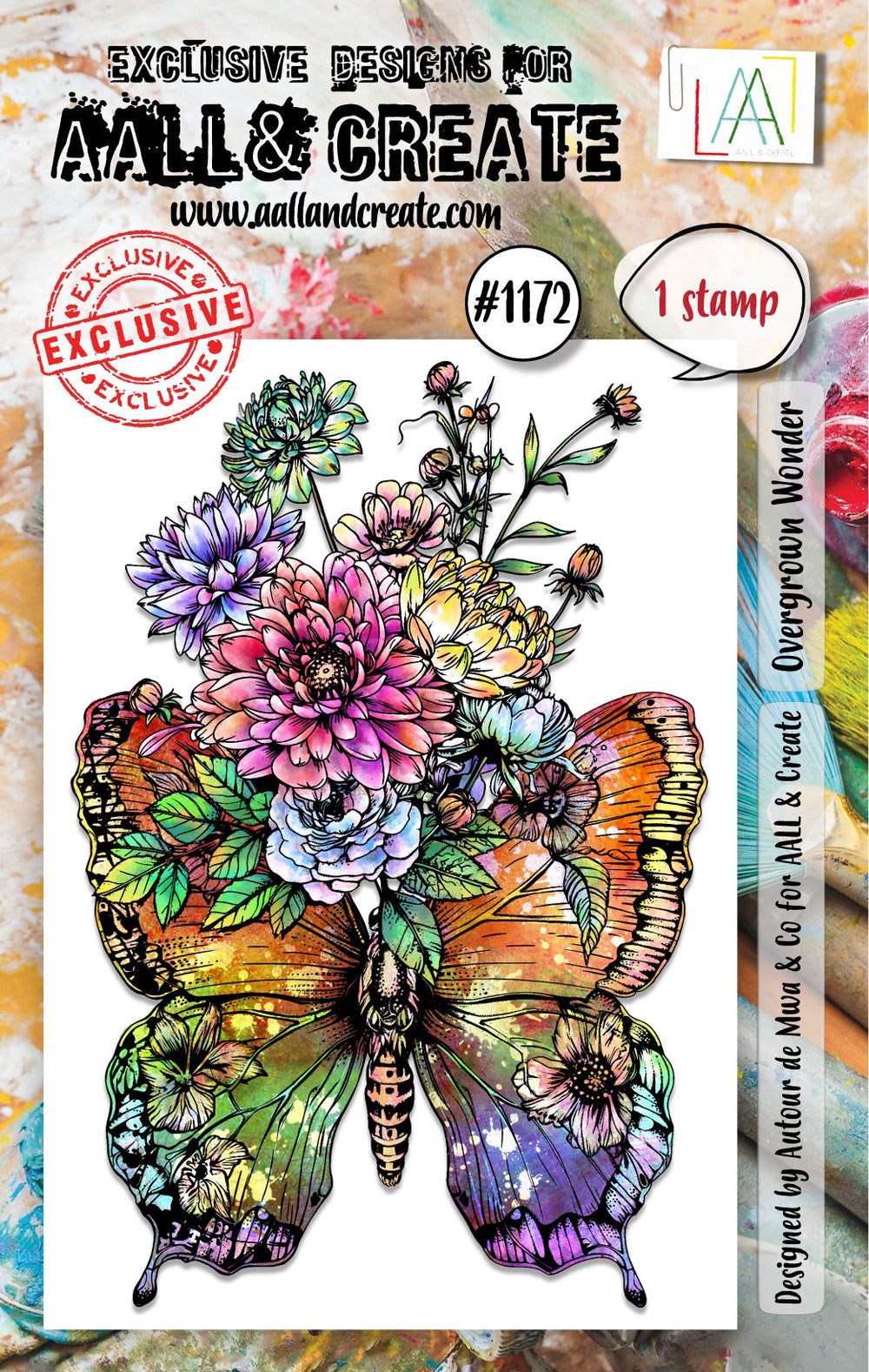 AALL and Create - A7 Stamp Set - Overgrown Wonder — Ecstasy Crafts