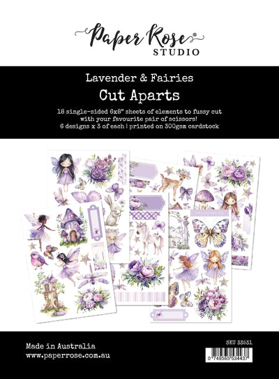 Papier à découper Lavande & Fées - Paquet 33531