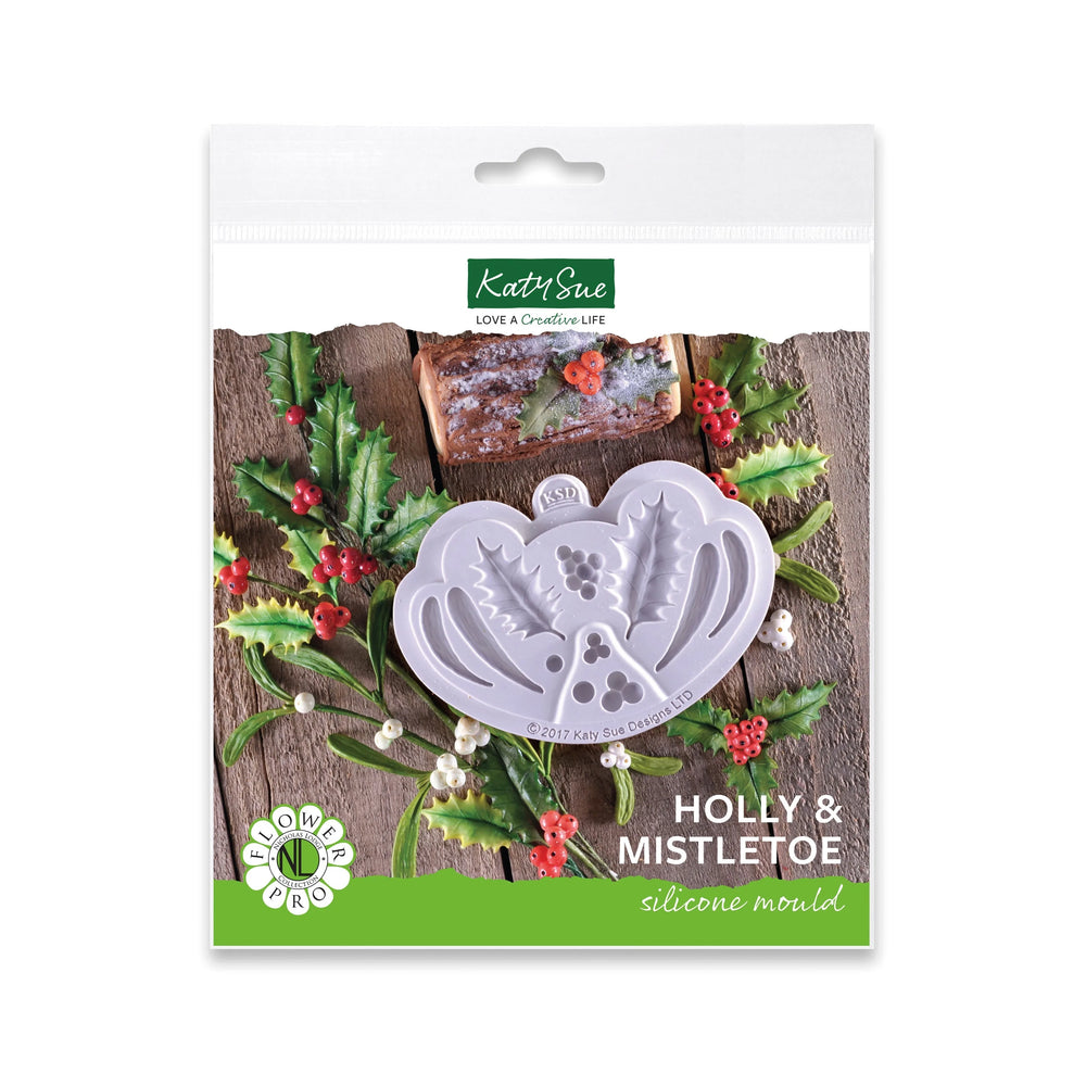 Moule en silicone Fleurs Pro Houx & Gui