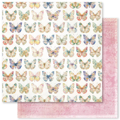 Papier "Flower Shoppe Basics E" 12 x 12 (paquet en vrac de 12) 33672