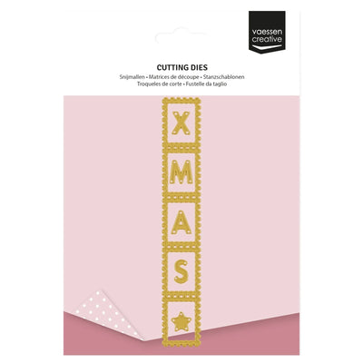 Vaessen Creative • Jeu de matrices de découpe : Bande de timbres postaux