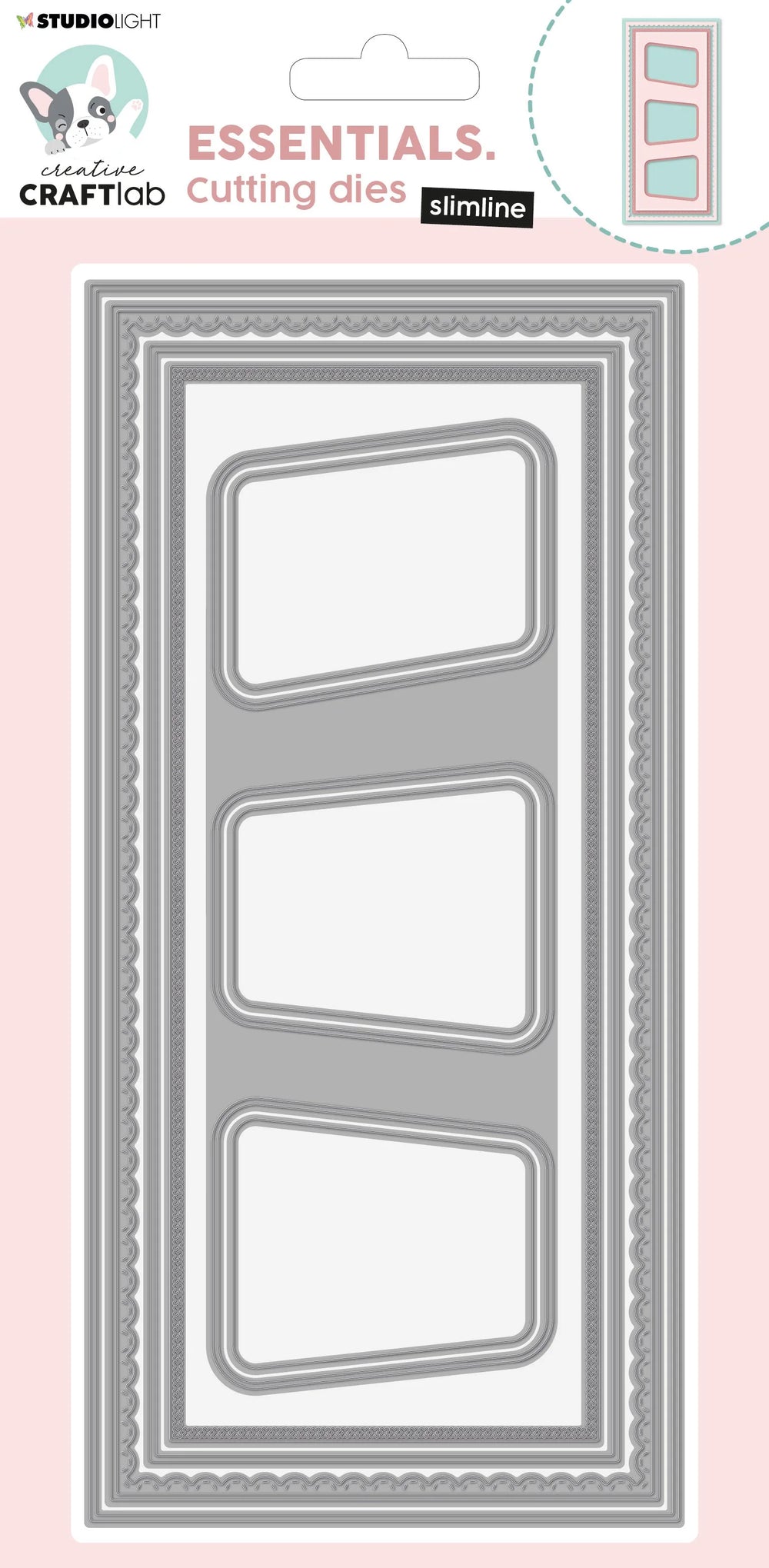 Matrice de découpe CCL Slimline Essentials 164x265x1mm 1 pièce no 208