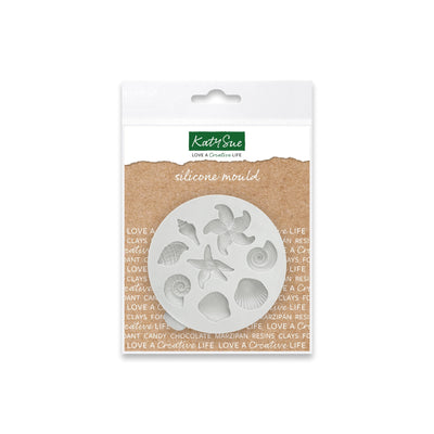 Moule en silicone : Mini coquillages et étoiles de mer