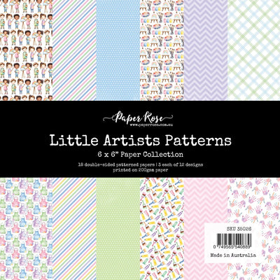 Little Artists Motifs Collection de Papier 6x6 35026