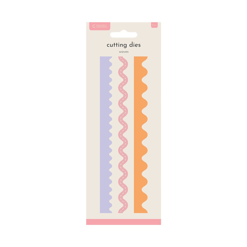 Crafters Companion Metal Die Edgeable - Waves