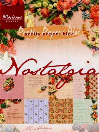 Marianne Design Bloc de Jolis Papiers Nostalgie A5