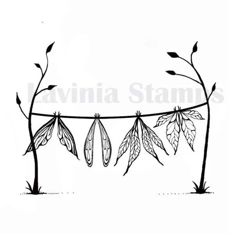 Lavinia Stamp -Wet Wings