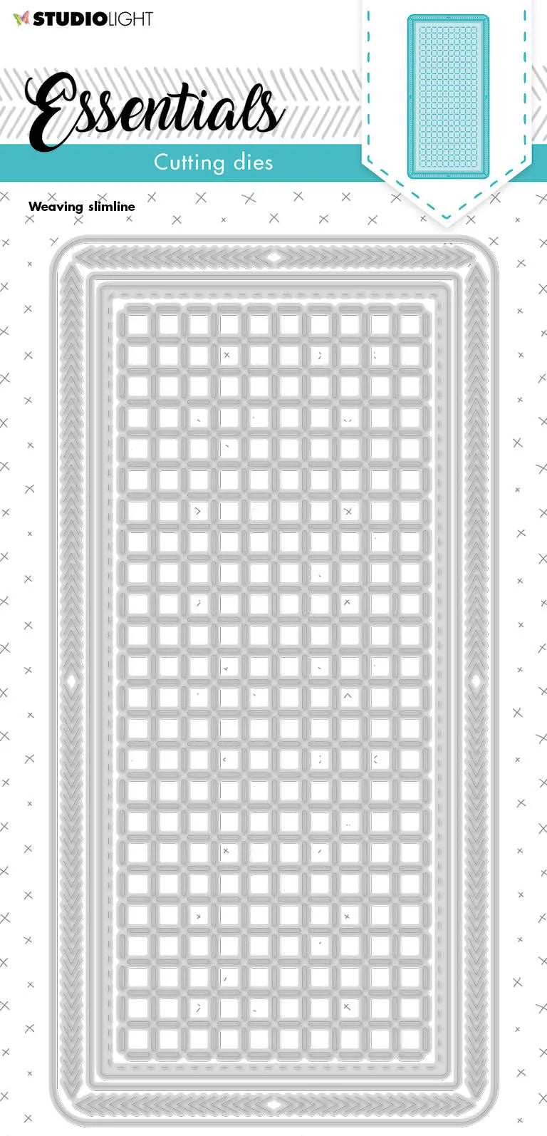 SL Matrices de découpe Tissage Slimline Essentiels 105x210x1mm 5 PCS no.259