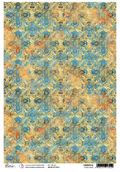 Papier de riz A4 Vision lunaire