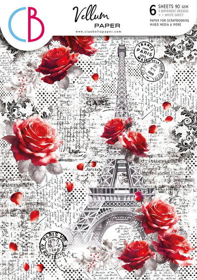Vellum Paris Je t’aime Motifs A4 6/Paq
