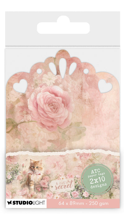 Étiquettes suspendues SL, papier 250 g/m² A Cat's Secret 20 pièces
