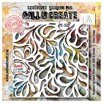 AALL and Create - Pochoir 6" x 6" - Lampe Lava