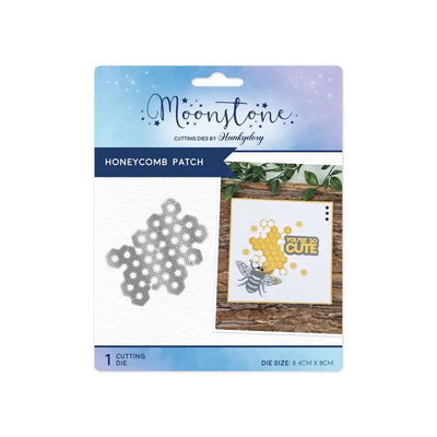 Pochoir Lune - Motif Nid d'Abeille