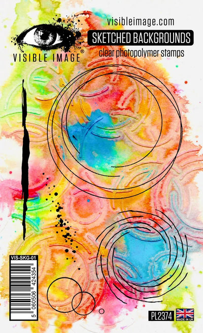 Visible Image Motifs Esquissés - Jeu de Tampons A6