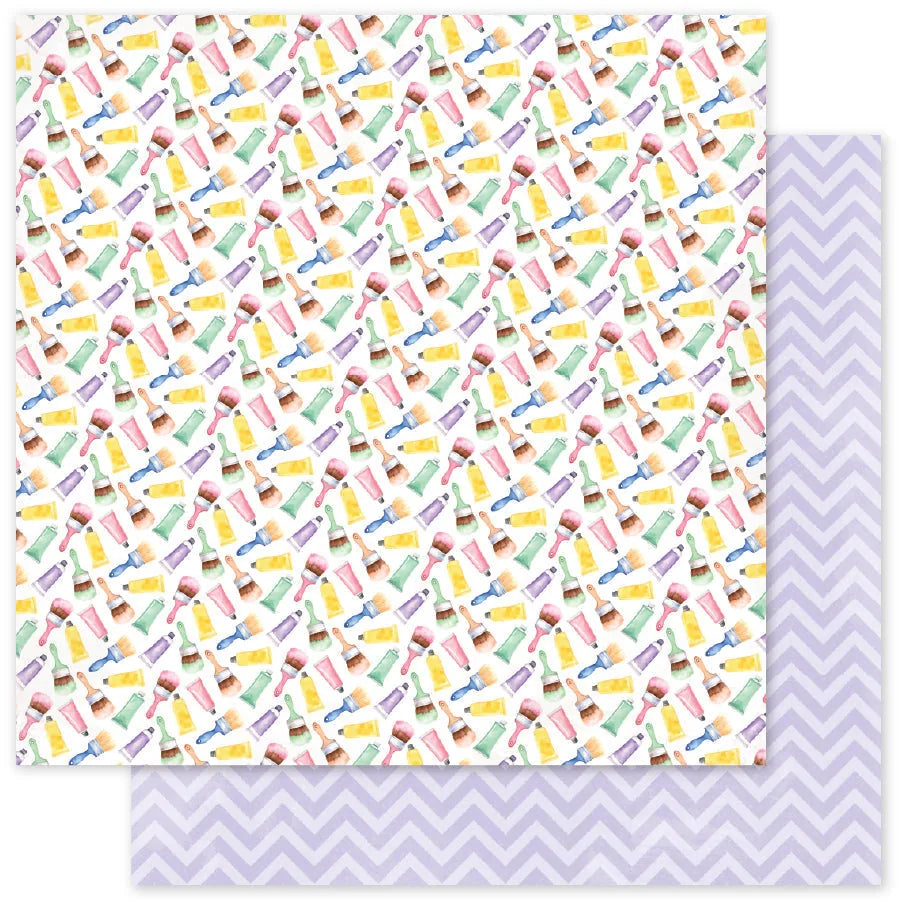 Little Artists Patterns C 12x12 Paper (12pc Bulk Pack) 35056
